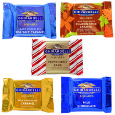GHIRARDELLI CHOCOLATE SQUARES MIXED ASSORTED VARIETY BAG (5 Flavours) Milk Dark
