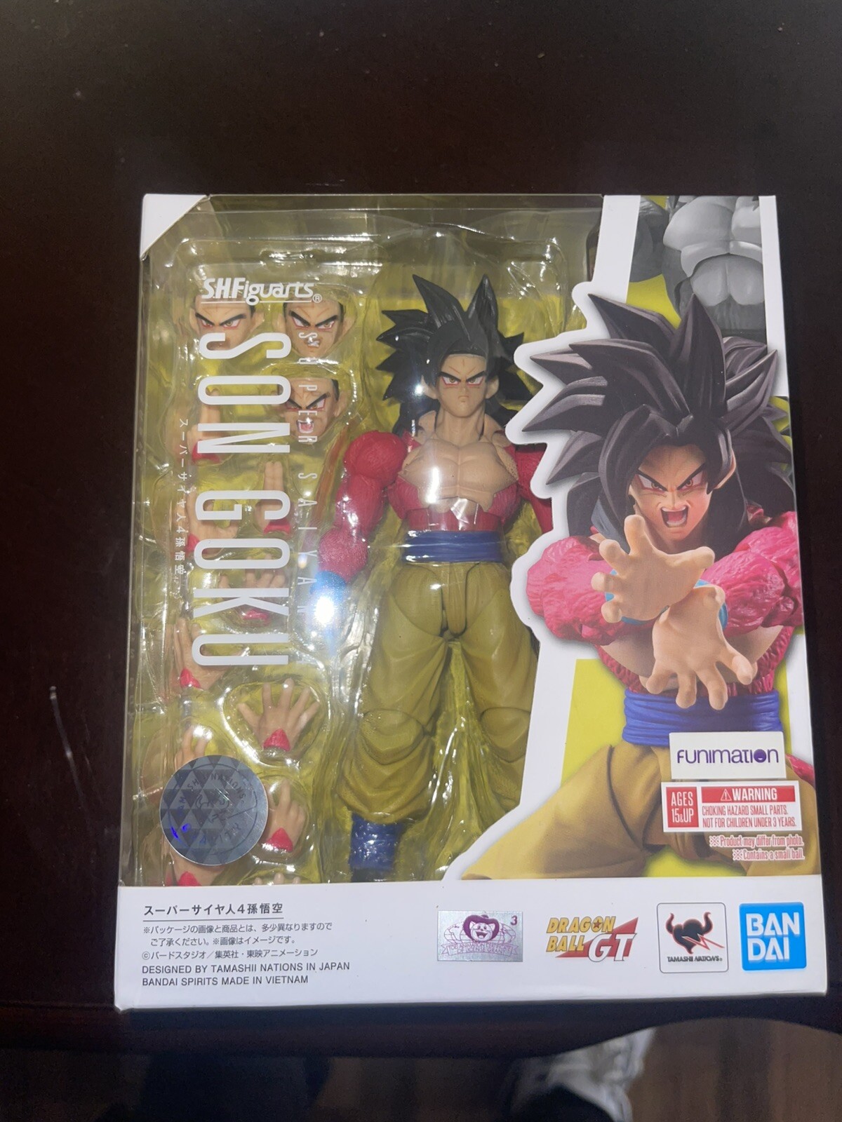 Figura S.H.Figuarts Dragonball GT SS4 Super Saiyan 4 Goku Bandai Tamashii Sellada
