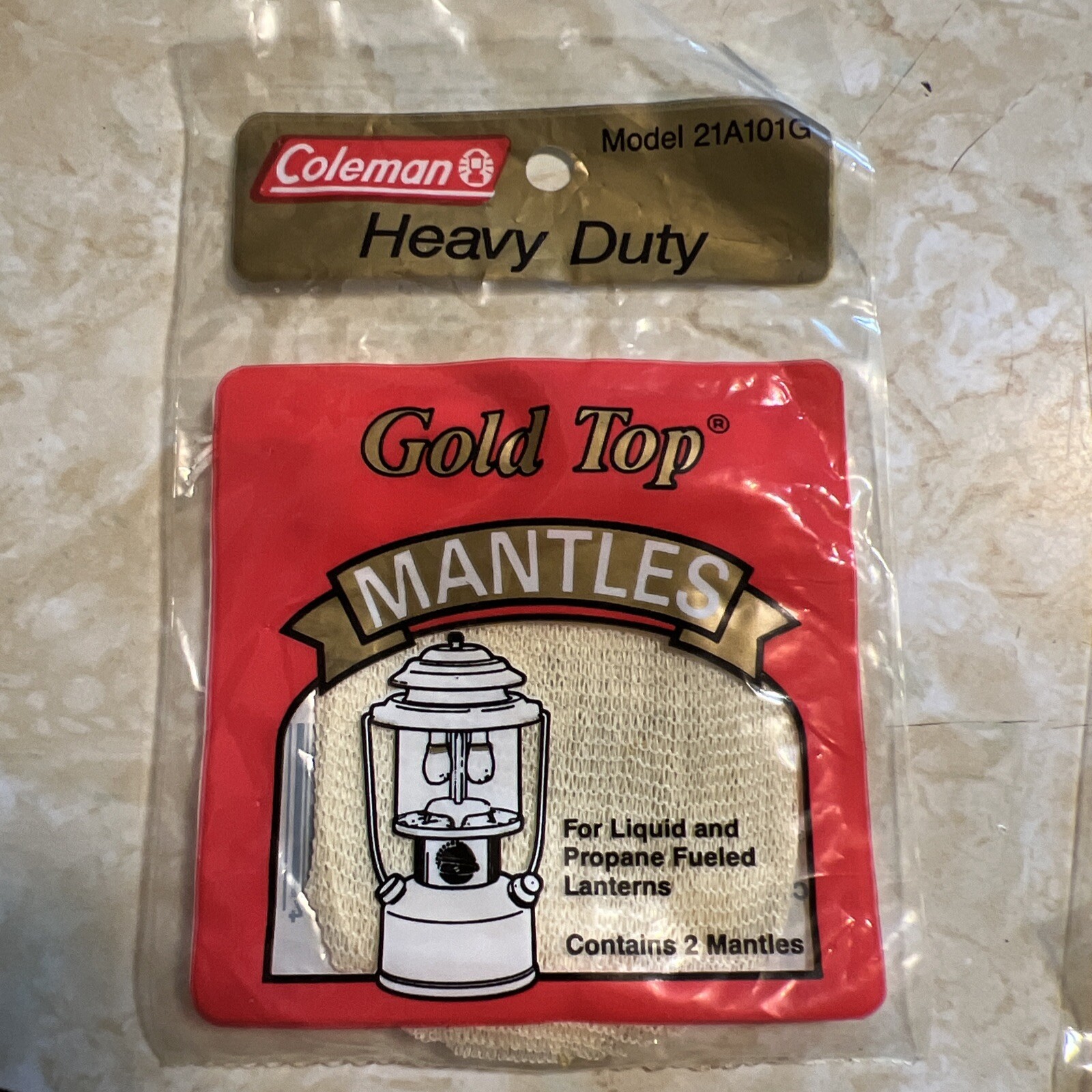 LOT of 29 packs Coleman Lantern Gold Top Heavy Duty Mantles Model