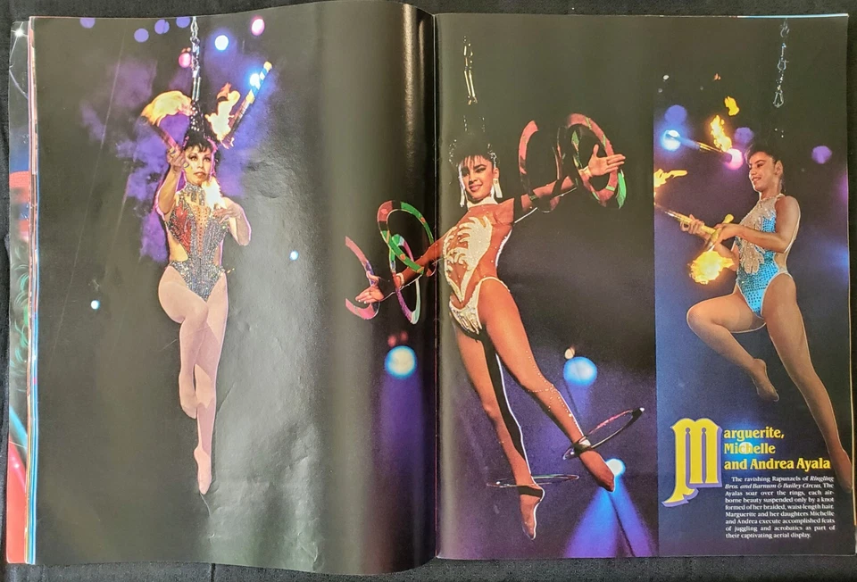 1990 Ringling Bros Barnum Bailey Feld Circus 120th Anny 11x16 Program w Poster Foto 4 de 4