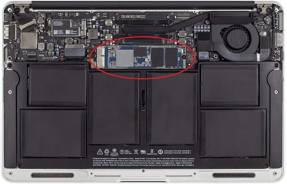 512G SSD For 2013 2014 2015 2017 MacBook Air A1465 A1466