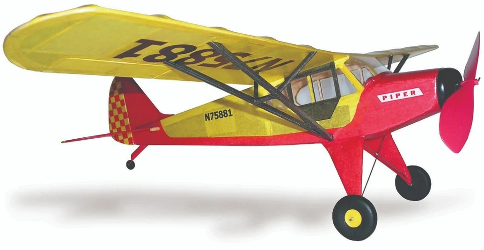 Guillow's Piper Super Cub 95 Balsa Flying Model Airplane Kit, Aviation GUI-602 - Image 2 of 4