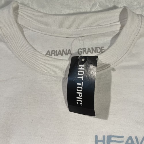 Ariana Grande Positions Hot Topic Heaven Sent White T Shirt Adult Medium NWT - Picture 6 of 9