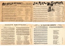 MUSIC SONG INSTRUMENTS 98 Vintage Postcards (L2423)