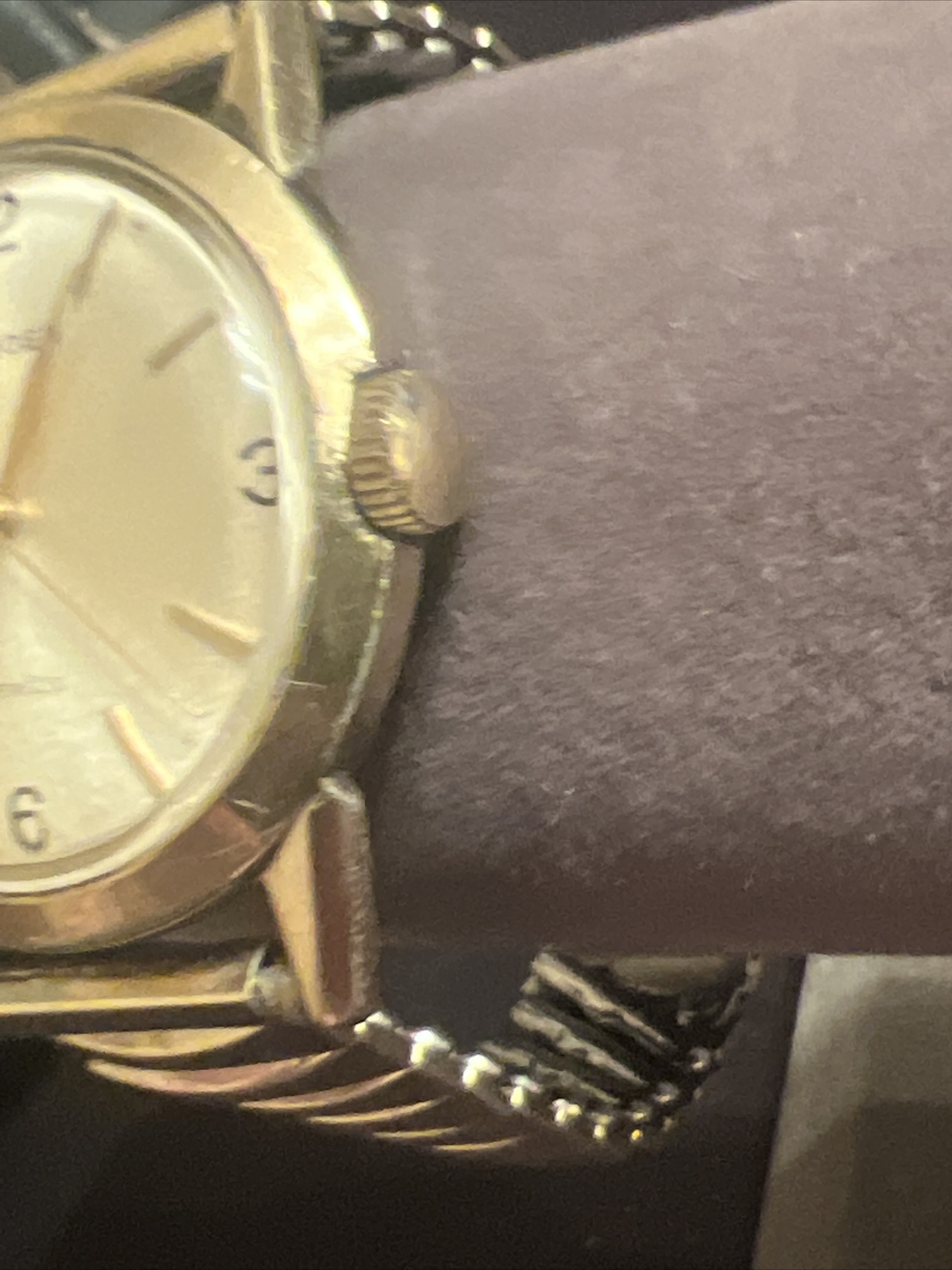 Rare Warden Vintage WALTHAM 21 Jewel Gold Plated Wrist Watch Hidden