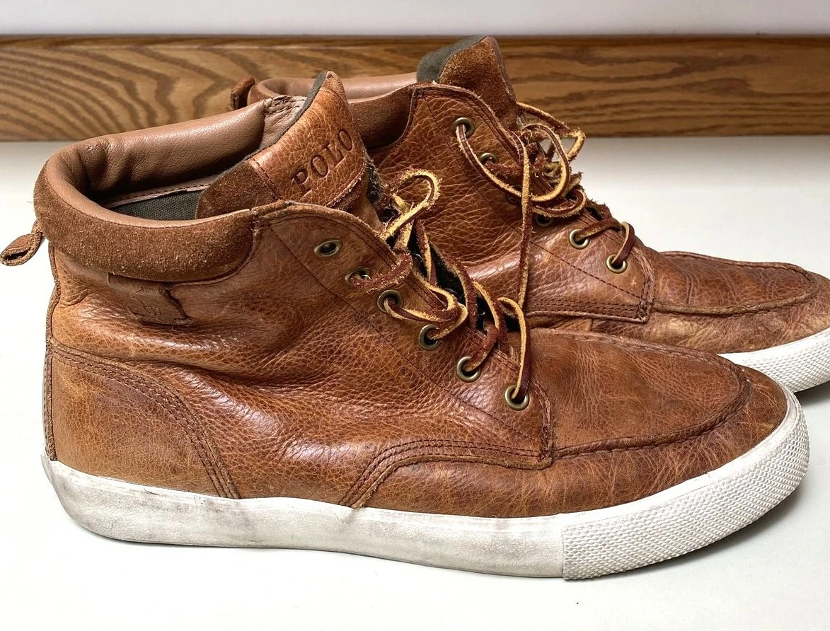 Polo tedd leather sneaker clearance boots