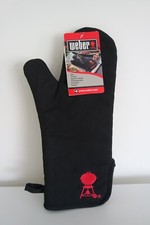 Image of New With Tags - Weber Premium Heat Resistant BBQ Grill Mitt / Oven Pot Holder