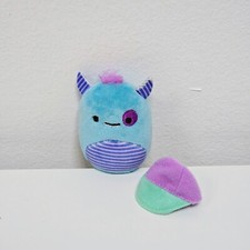 Squishmallows Squishville Morty The Monster Mini Plush 2" With Accessory