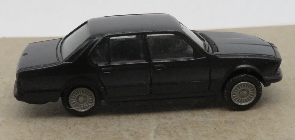 Micro Herpa Ho 1/87 BMW 745 I Nera Metallo #03027 No. Box - Immagine 3 di 4