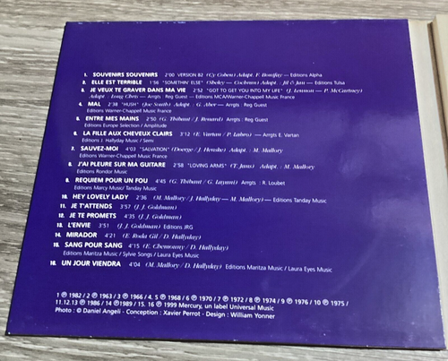Johnny Hallyday Vol. 4 Best of Compilation CD Digipack Universal LN - Picture 2 of 5