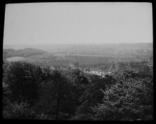 Magic Lantern Slide VIEW FROM BRIDGEWATER MONUMENT ASHRIDGE PARK 1904 PHOTO