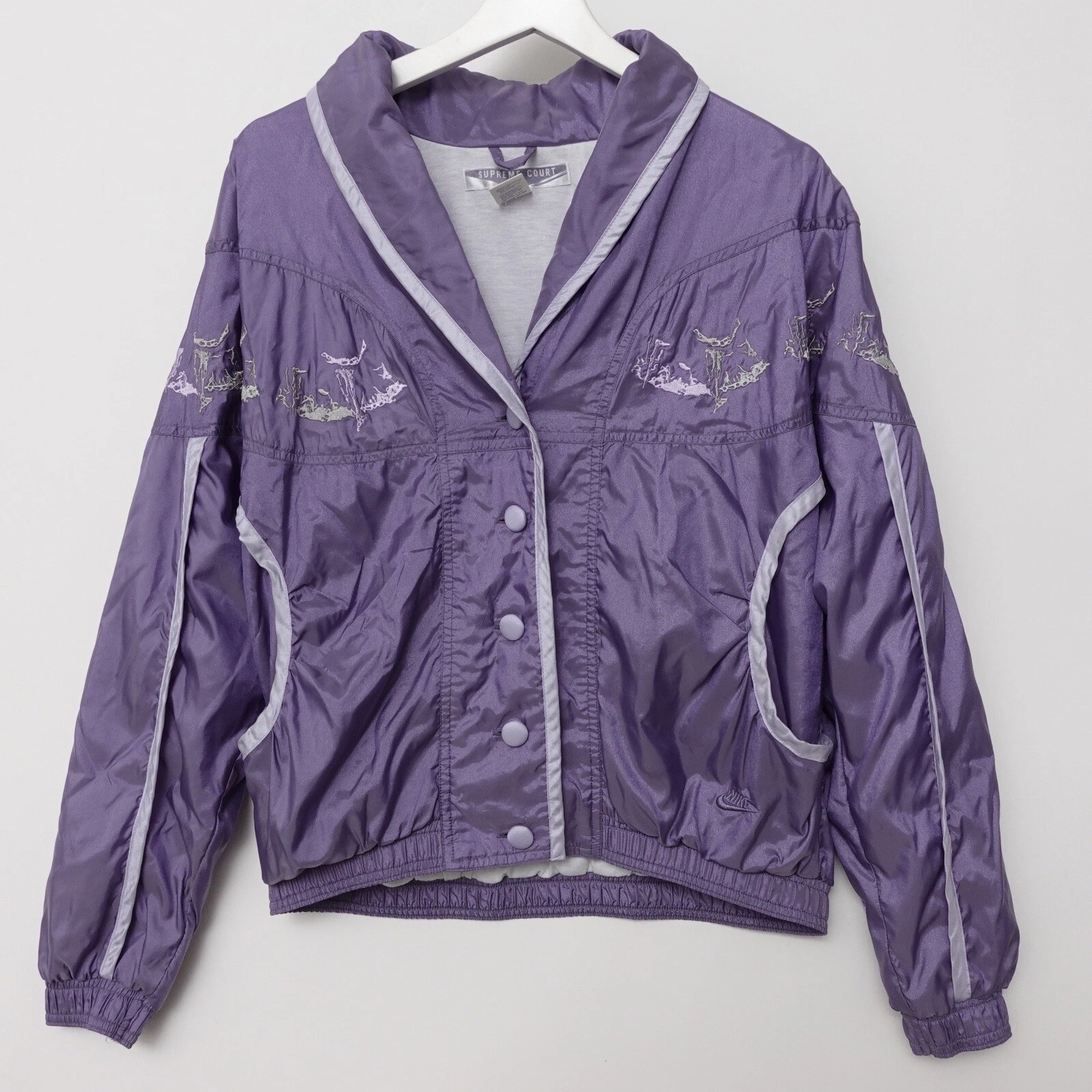 Veste coupe vent nike supreme court vintage années 90 femme taille S boutons RARE
