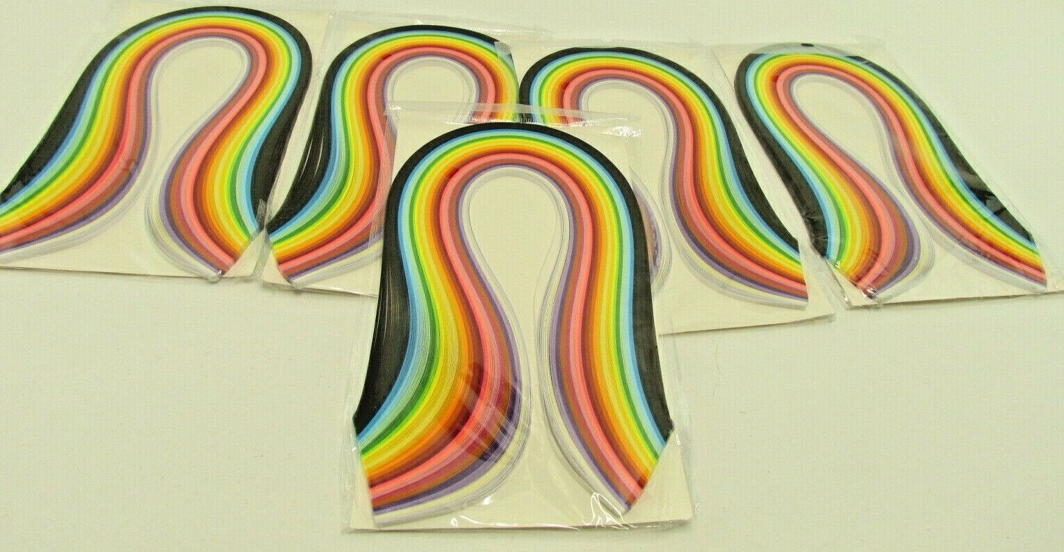 Mail Year-end gift order Quilling Papers Multi Color Shades 5 - 3mm pks Paper