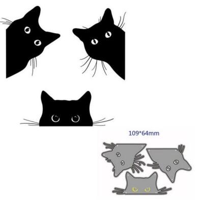 Metal Cutting Dies Cut Mold Animal Cat Decoration Scrapbook Paper Craft Embossin