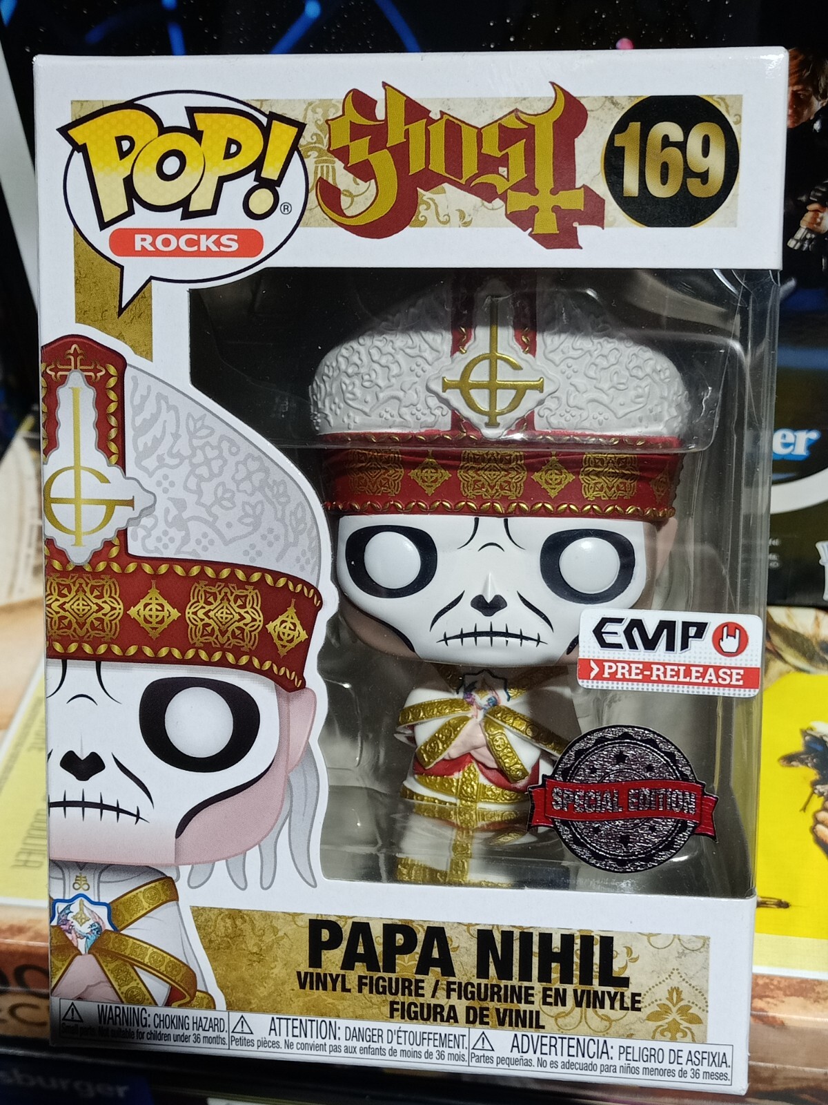 Figurine Funko Pop Ghost Papa Nihil vinyle de 9 cm pour collectionneur de musique