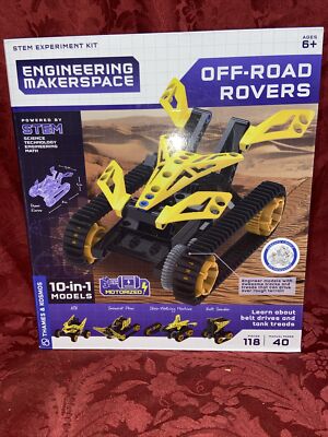 NEW.    Off-Road Rovers Engineering Makerspace STEM Thames & Kosmos 