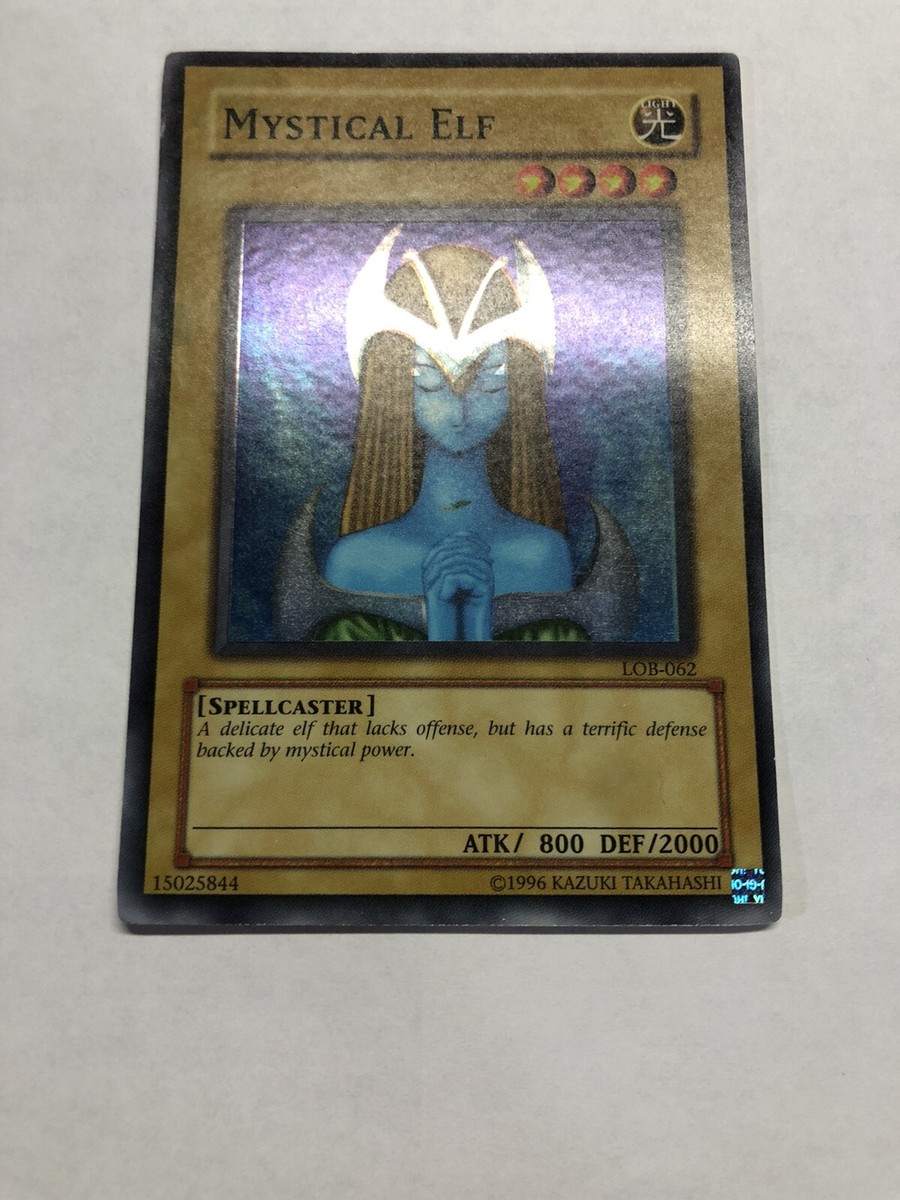 YuGiOh Mystical Elf LOB-062 NM/LP Great Condition Holo | eBay