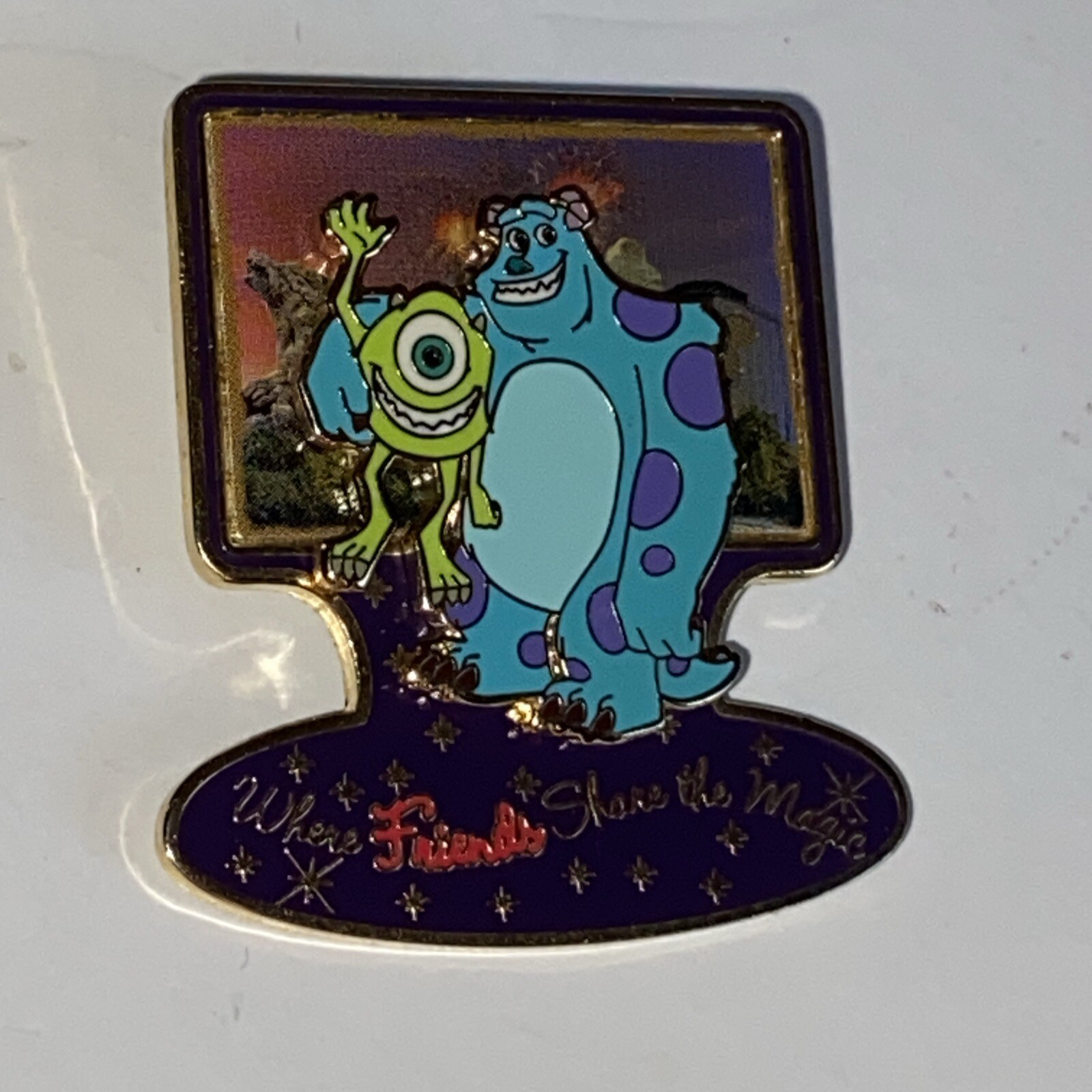 Disney Pin - Limited 2500 - Where Friends Share the Magic - Monsters Inc - 2003