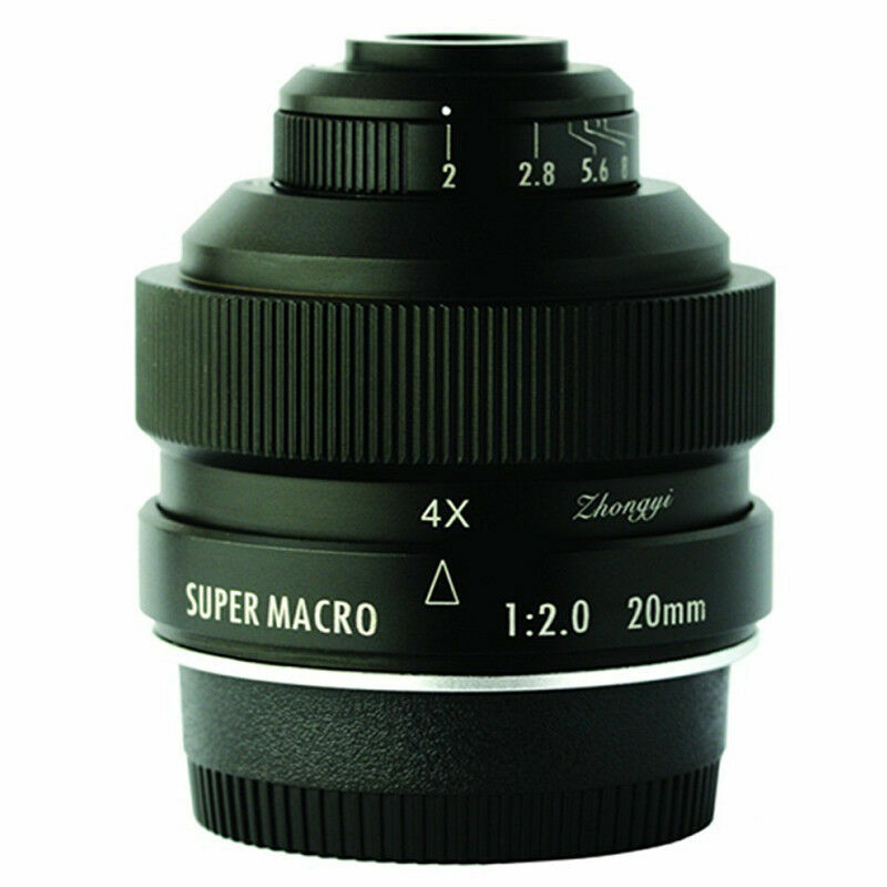 Zhongyi Mitakon 20mm f/2 4.5X Super Macro Full Frame Lens