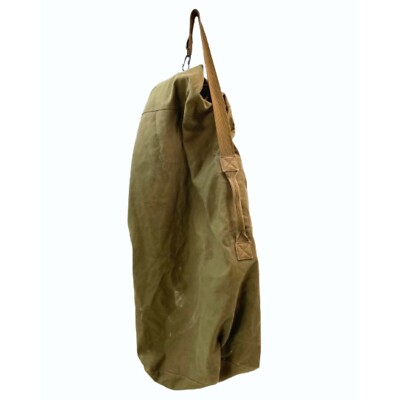 Military Style Old Style Duffle Bag Vintage Military Style Black