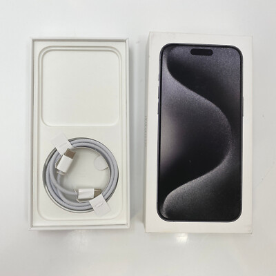 iPhone 15 pro max black titanium 512gb箱付