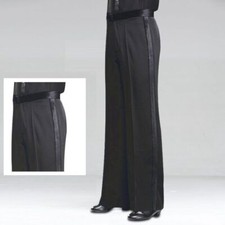 Men Ballroom Dance Pants Latin Dancing Trousers Stage Wear Dancewear Costume