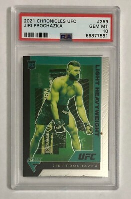 2021 Panini Chronicles Flux Jiri Prochazka RC PSA 10 Low Pop 2021 Panini Chronicles Flux Jiri Prochazka RC PSA 10 Low Pop
