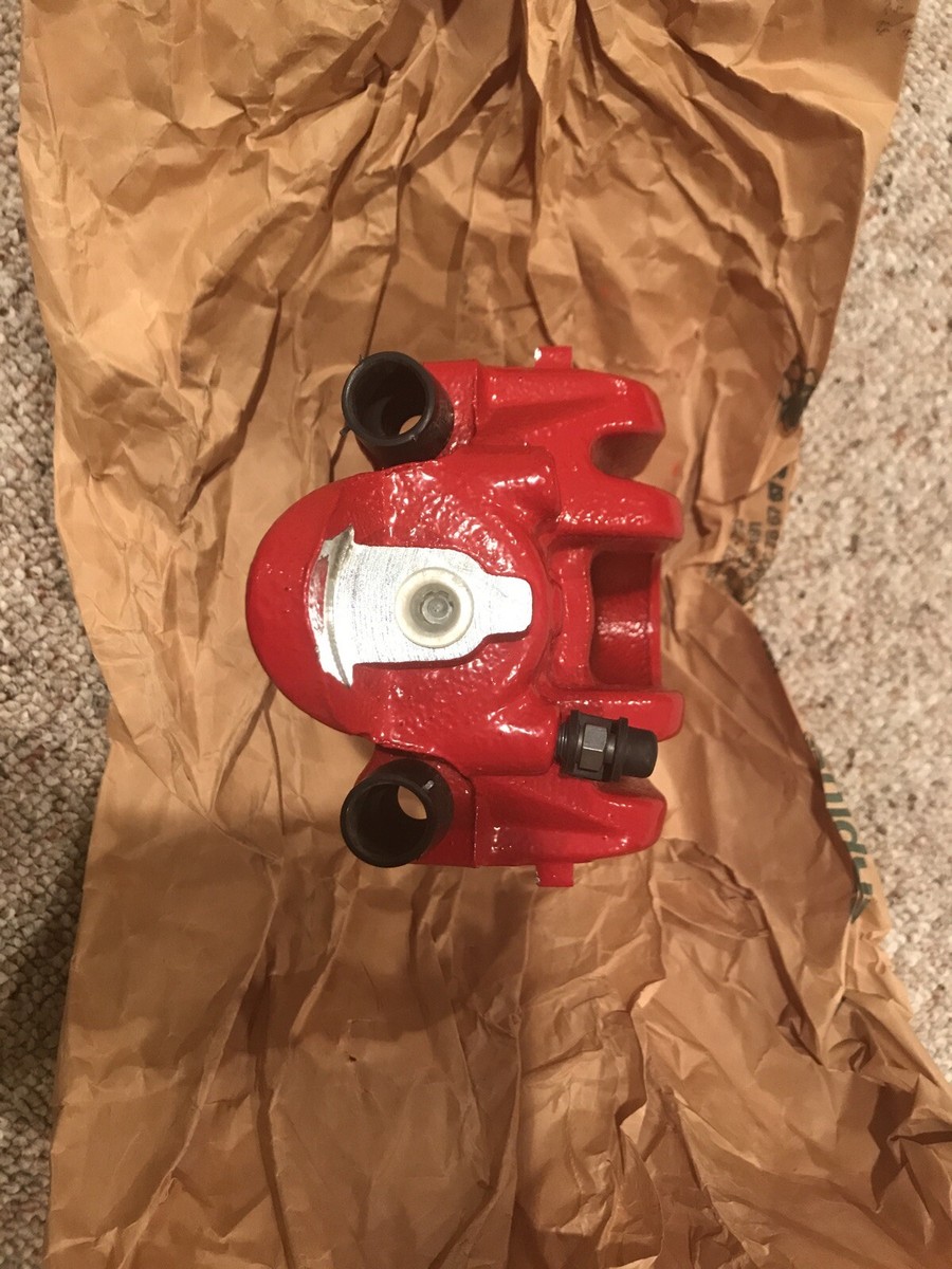 BMW M3 Brake Caliper Left Rear Red 34217845137 New OEM | eBay 