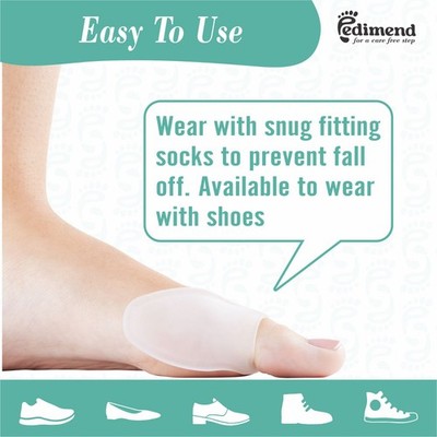 Pedimend Silikon Gel Bunion Schutzschild - Bunion Guard für große Zehenpartie (1 PAAR)