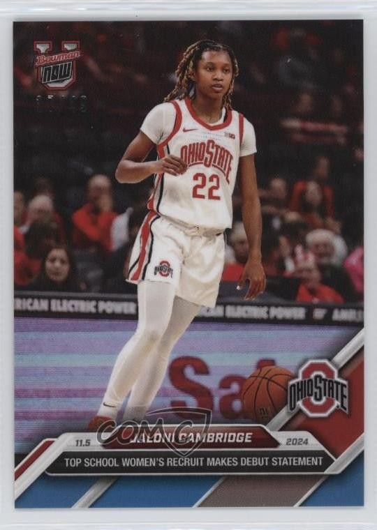 2024-25 Bowman U Now Blue /49 Jaloni Cambridge #4
