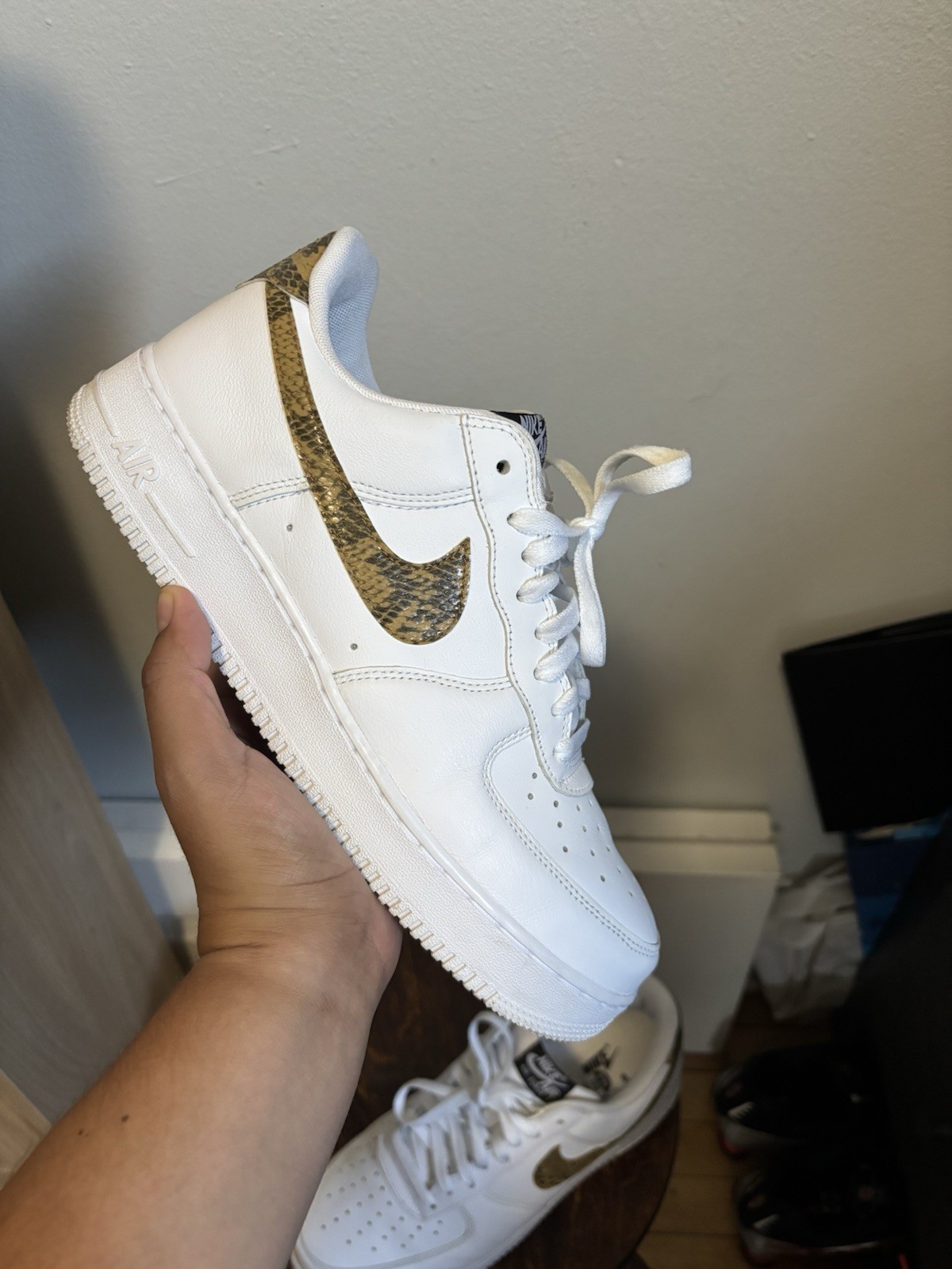 SAOLA Nike Air Force 1 Ivory Snake