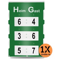 1 x Tennis Spielstand Anzeigetafel M Spielstandanzeige Tennistafel 46 x 67 cm