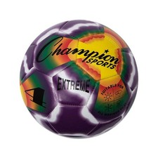 Champion Sports Extreme Tie Dye Soccer Ball Size 4 Soft Touch All Weather Dur...