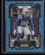 2023 Panini Prizm Rodney Thomas II Blue Wave Prizm /199 #130 Indianapolis Colts