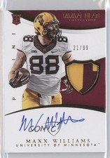 2015 Immaculate Collegiate Signature /99 Maxx Williams RPA Rookie Patch Auto RC