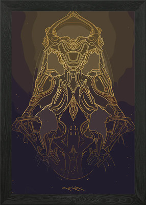 Warframe: Saryn Prime gerahmtes Wandbild Poster Leinwanddruck Bild