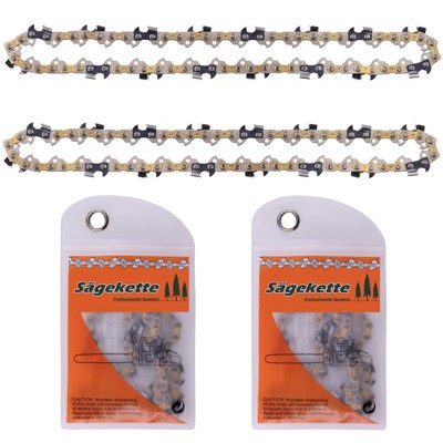 2 Sägeketten 3/8'' 1,1 mm 45 TG 30 cm für HUSQVARNA 120i, 136i, 237P5X, 536i