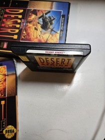 Sega Genesis - Desert Strike: Return to the Gulf CIB Complete. Case Corner Chip