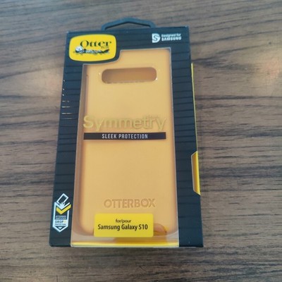 Otter Box Symmetry Series Yellow For Samsung Galaxy S10 Brand New 