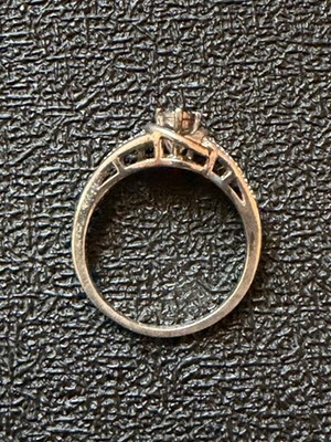 925 Sterling Silber Diamant Ring entweder Größe 7, 7,5 oder 8