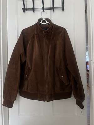 Vintage The Andover Shop Mens Brown Leather Jacket Size Medium