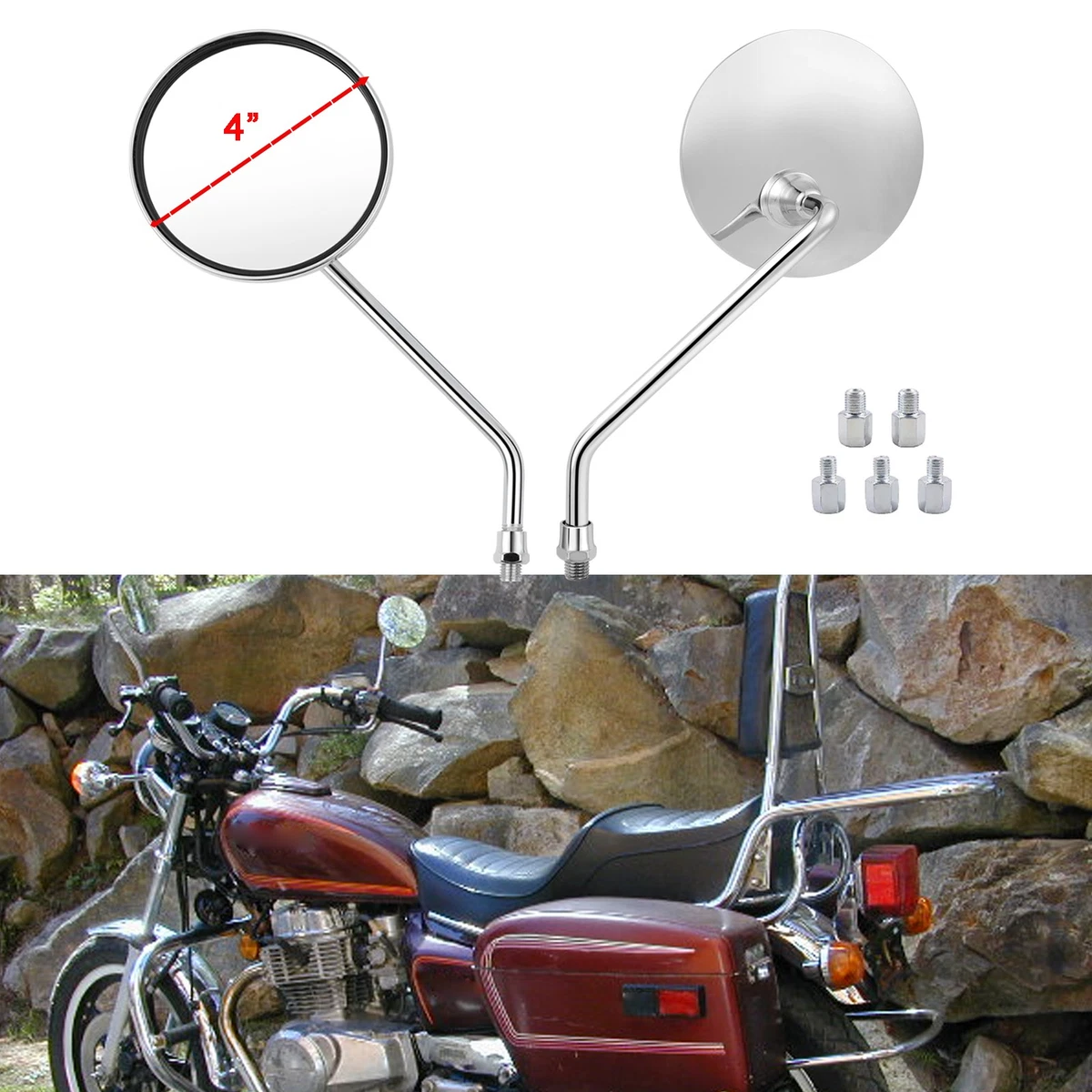 Las mejores ofertas en Conjuntos de Espejo para Scooter y