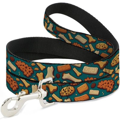 Buckle-Down Pet Leash, Dog Leash, Dog Bone and Biscuit Treats Scatte (US IMPORT)