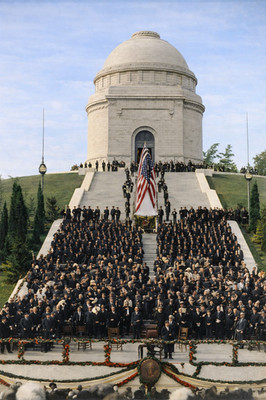Debut of McKinley National Memorial Colorized US History Picture Photo 6x8