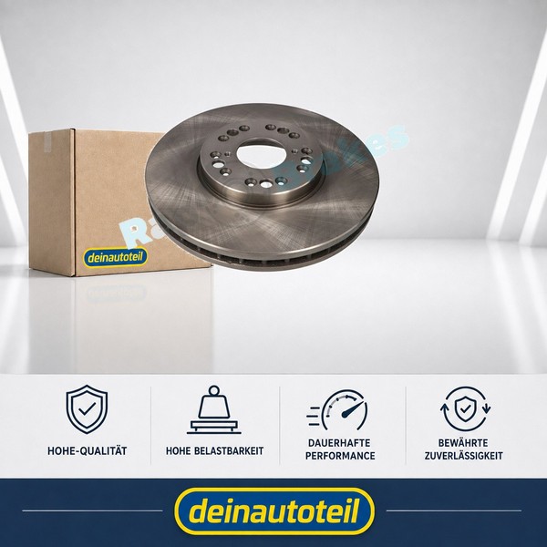 2X Bremsscheibe Vorne RAP Brakes R D0580 FüR Lexus-image