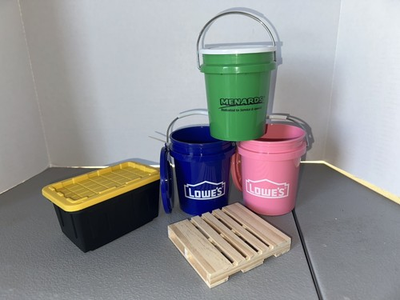 #ad Miniature Bucket Mini Teeny Tote Lowe’s Menards SHIPS FAST HOT VIRAL $38.99