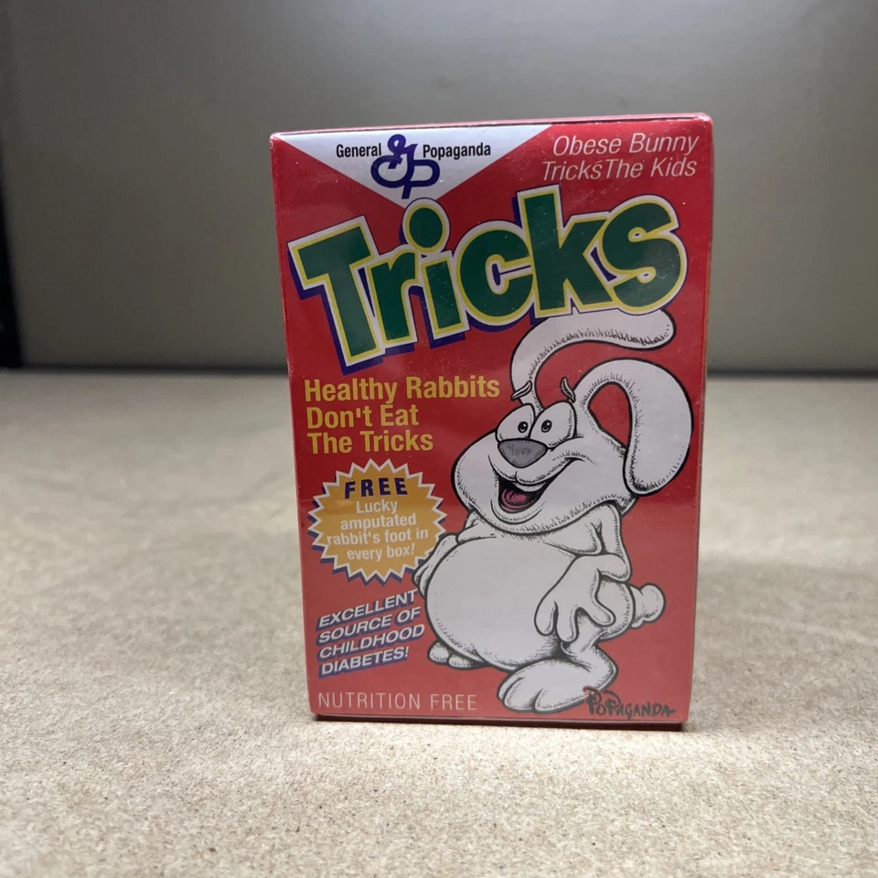 Minifigura Ron English Popaganda Tricks Tricky Rabbit 3" - Asesinos de cereales Foto 3 de 4