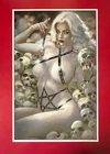 SHIKARII LADY DEATH Art Print NAUGHTY TAPE (NEW) 11x17 Pinup La Muerta Hellwitch