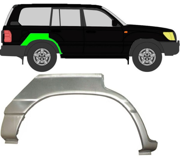 Radlauf FüR Toyota Land Cruiser 1998 – 2007 Rechts-image