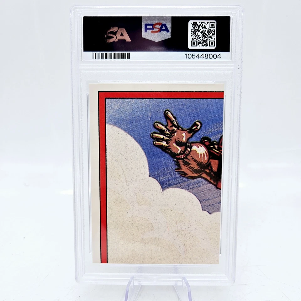 1984 Masters of the Universe MOTU Ram Man #18 Sticker Graded PSA 10 Pop 7 - Image 3 of 4